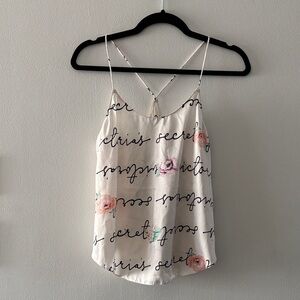 Victoria's Secret Cream Floral Camisole